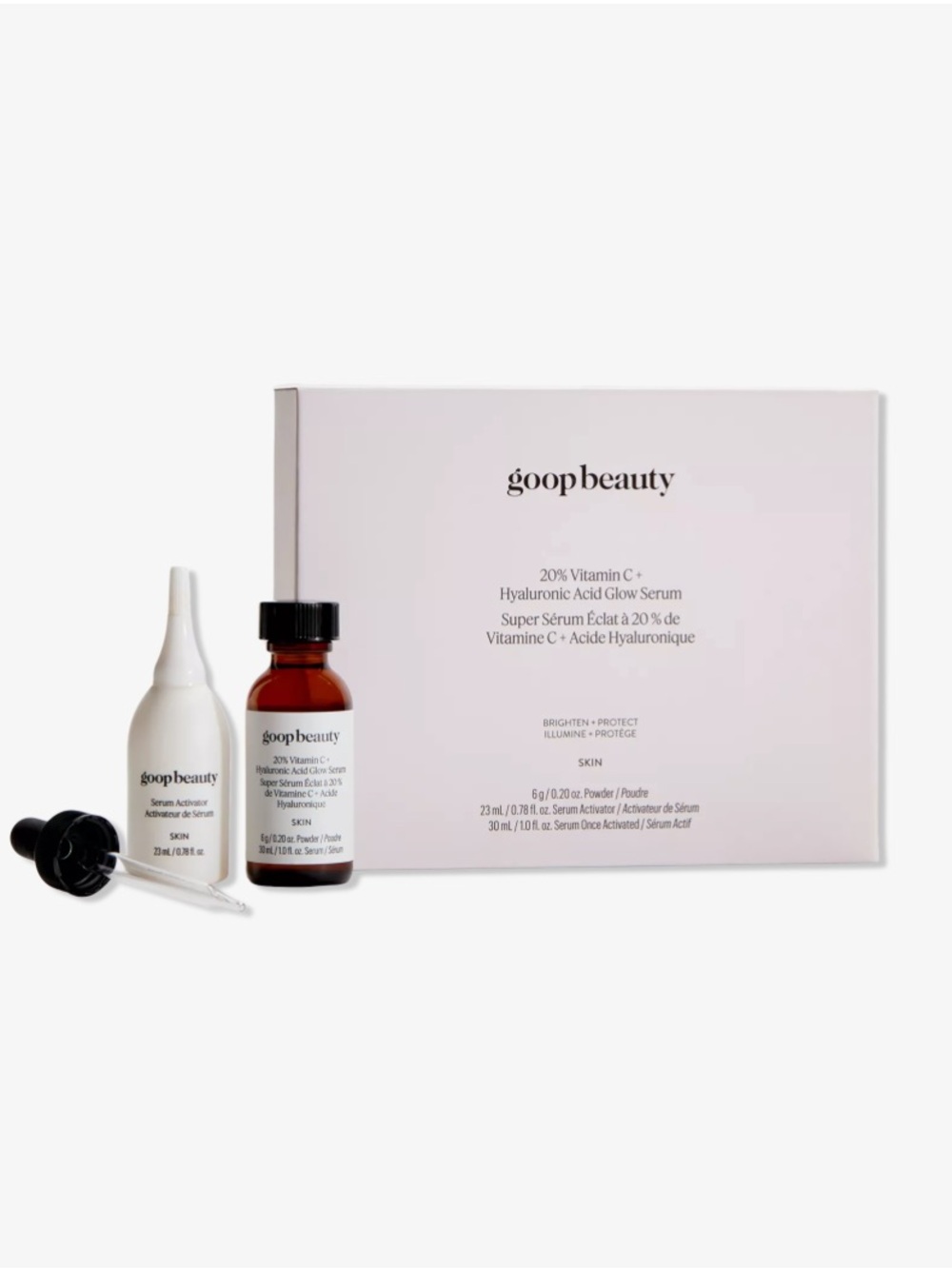 Goopbeauty  20% Vitamin C + Hyaluronic Acid Glow Serum Set
